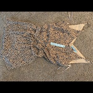 NWT Animal Print Romper